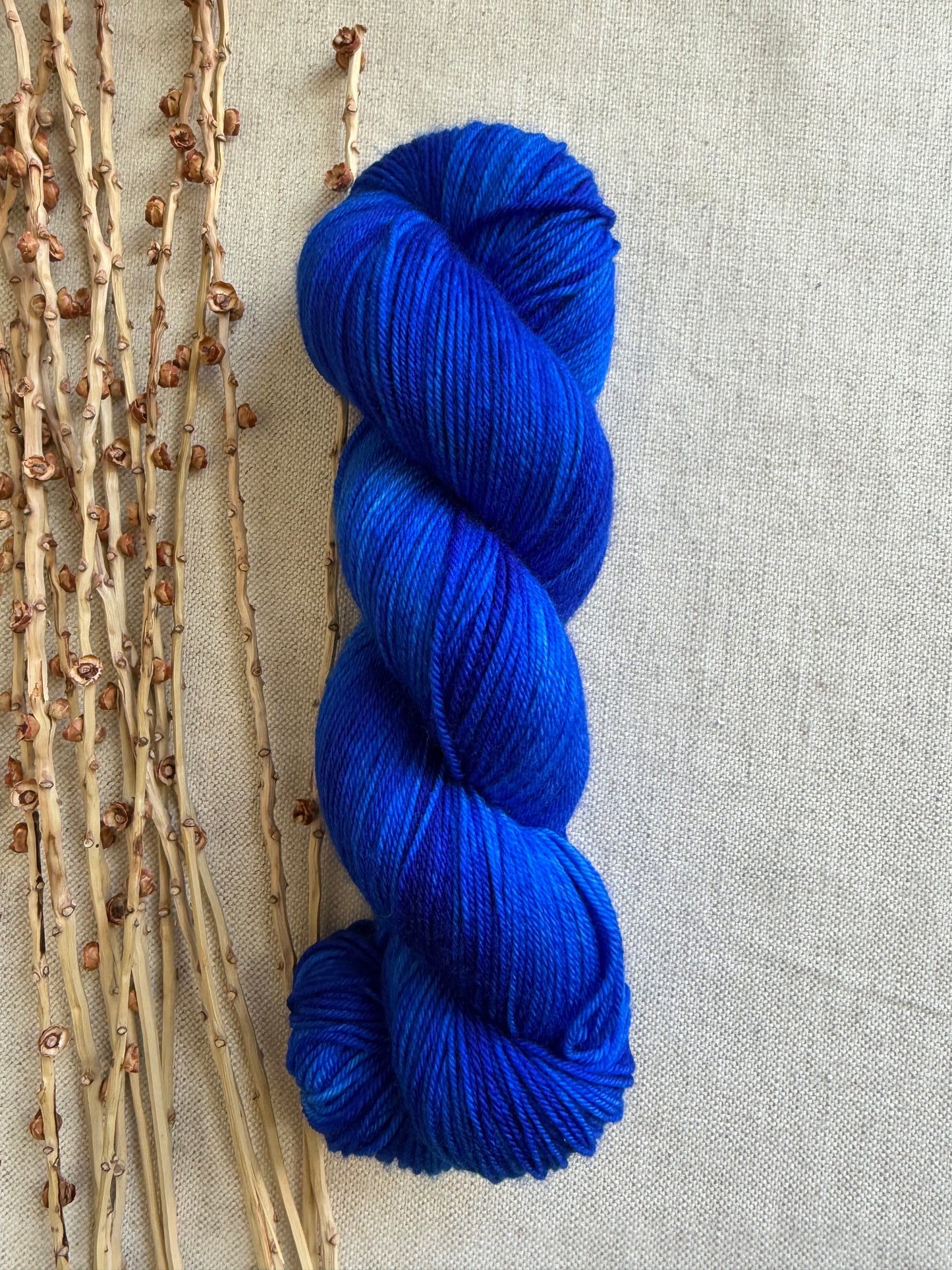 Royal Blue SW Merino Nylon Yarn