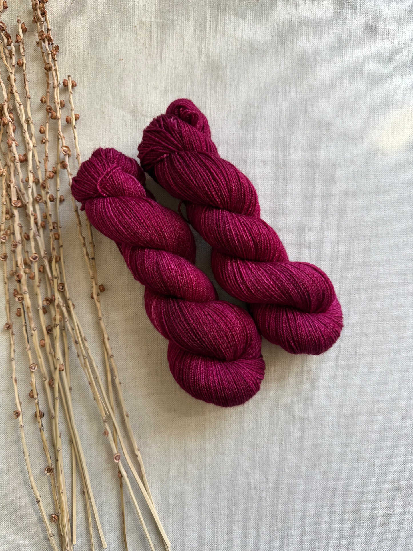 Burgundy SW Merino Nylon Yarn