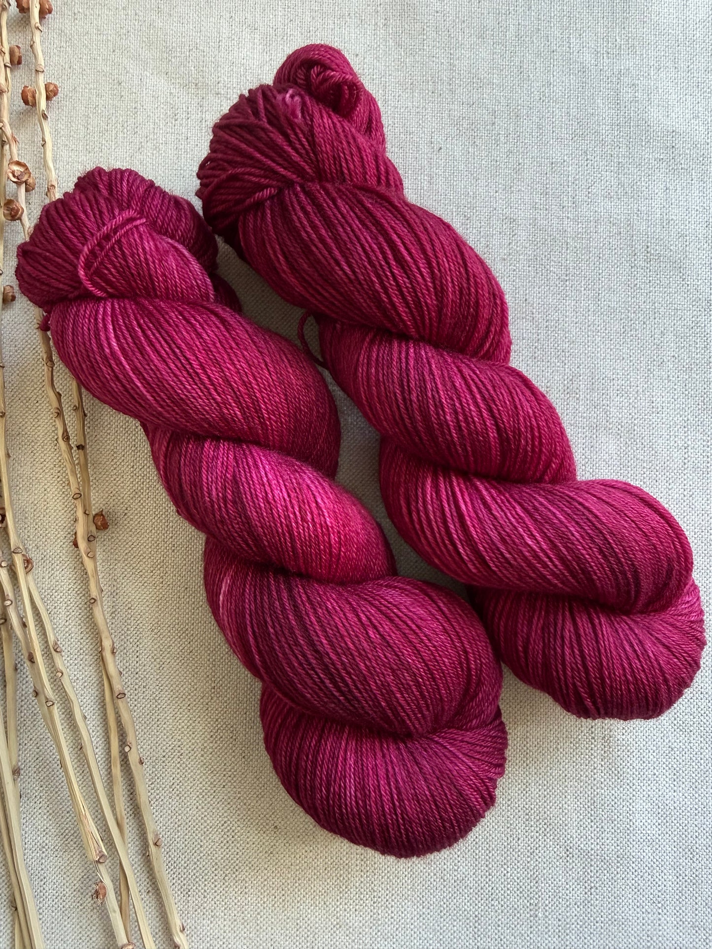 Burgundy SW Merino Nylon Yarn