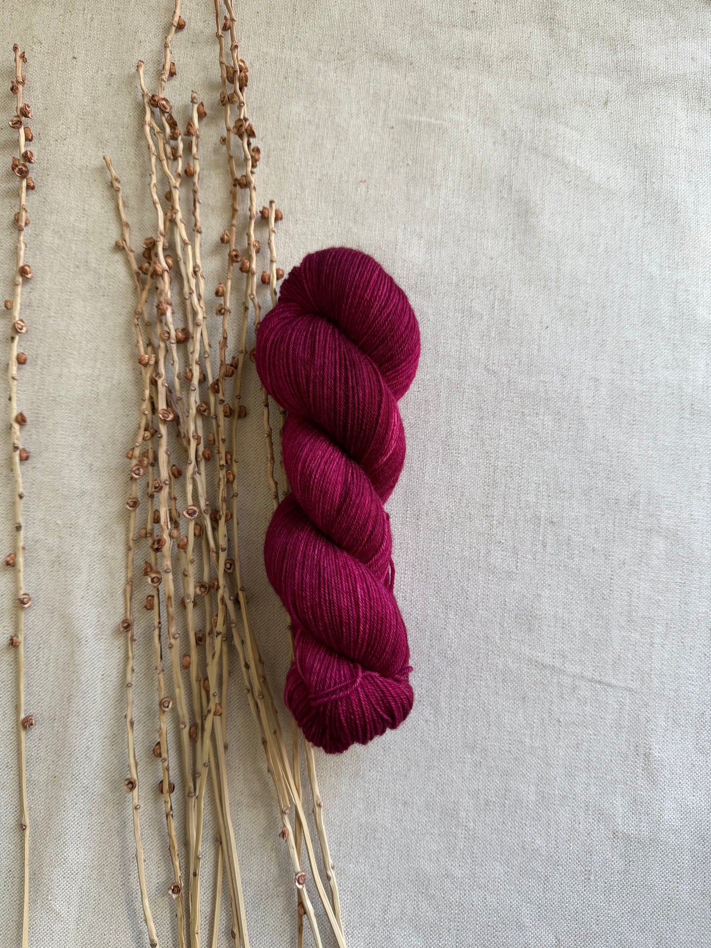 Burgundy SW Merino Nylon Yarn
