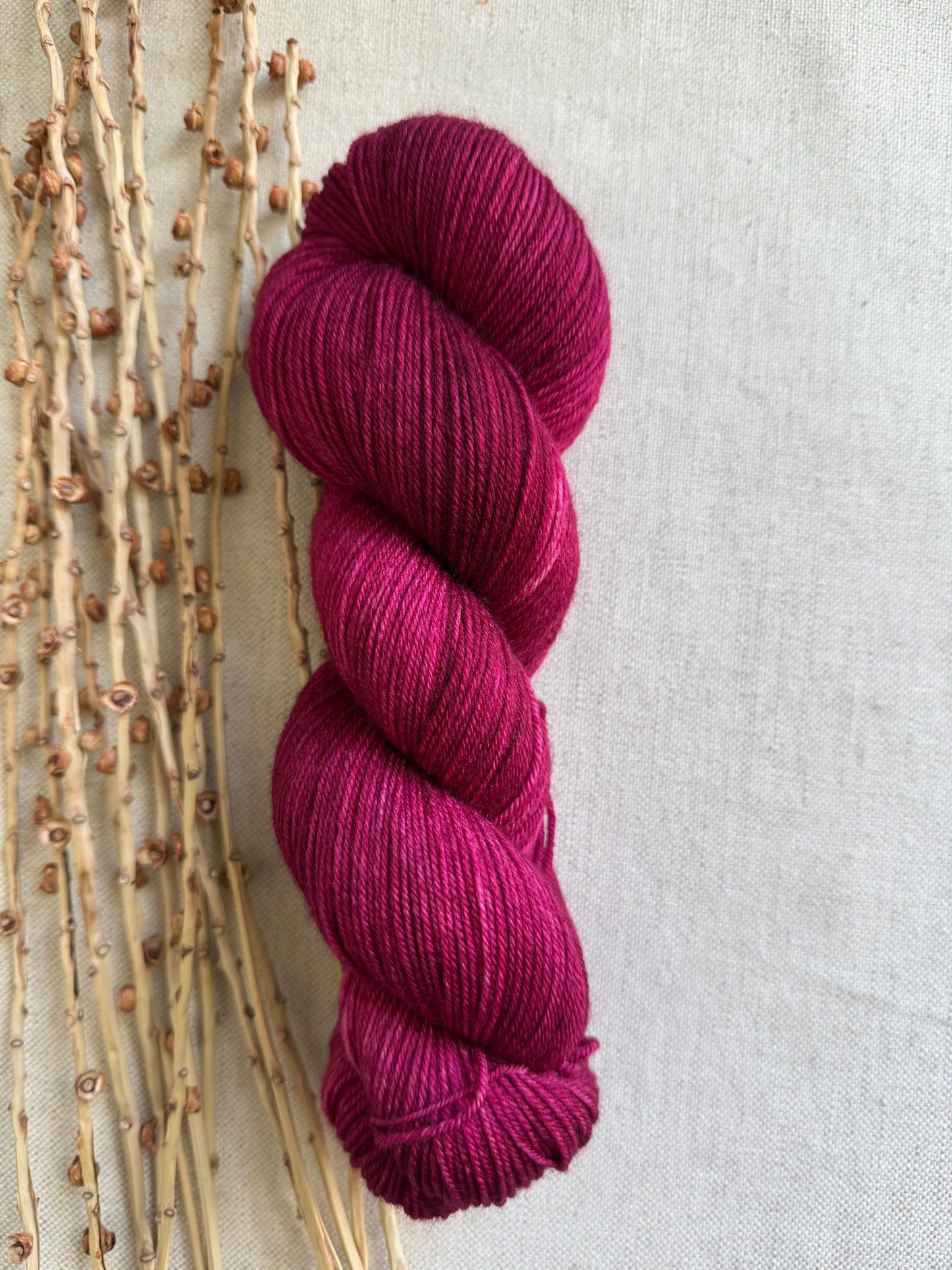 Burgundy SW Merino Nylon Yarn