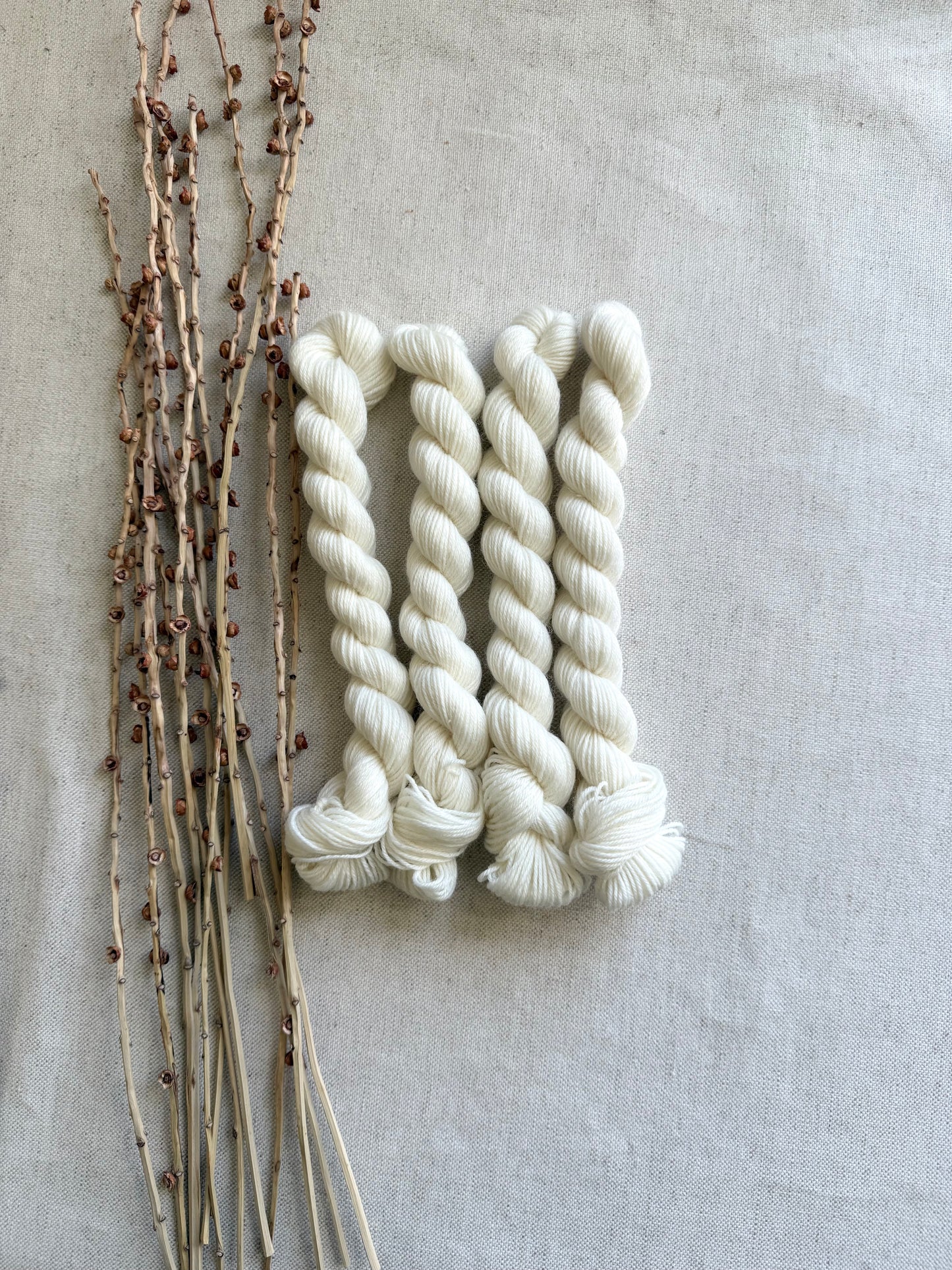 Vanilla - SW Wool Recycled Nylon Mini Skein