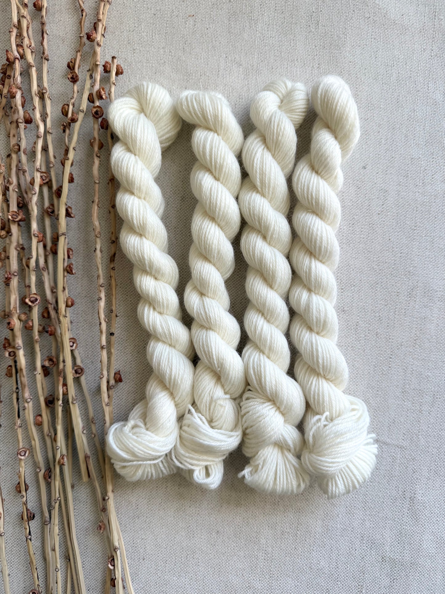 Vanilla - SW Wool Recycled Nylon Mini Skein