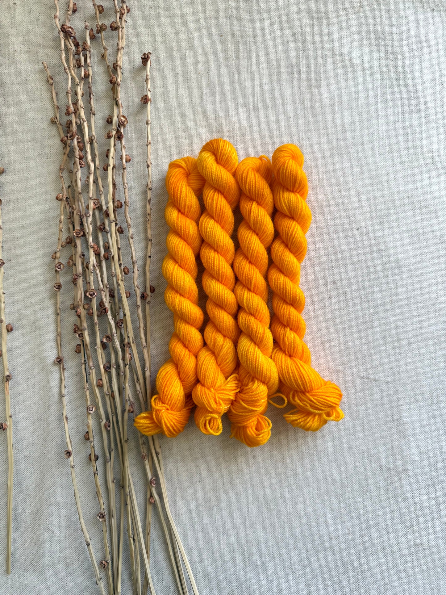 Saffron - SW Wool Recycled Nylon Mini Skein