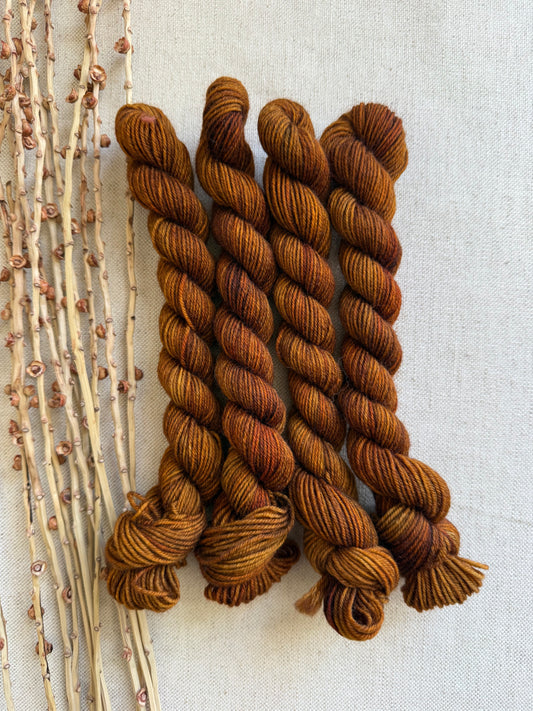 Gilded - SW Wool Recycled Nylon Mini Skein