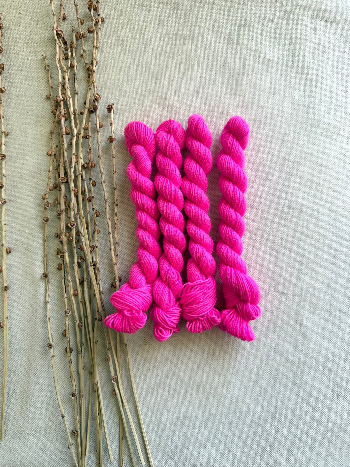Grapefruit - SW Wool Recycled Nylon Mini Skein