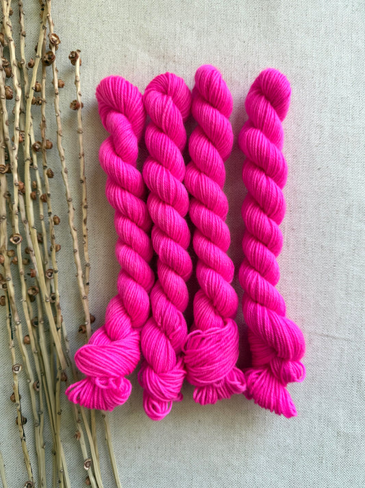 Grapefruit - SW Wool Recycled Nylon Mini Skein