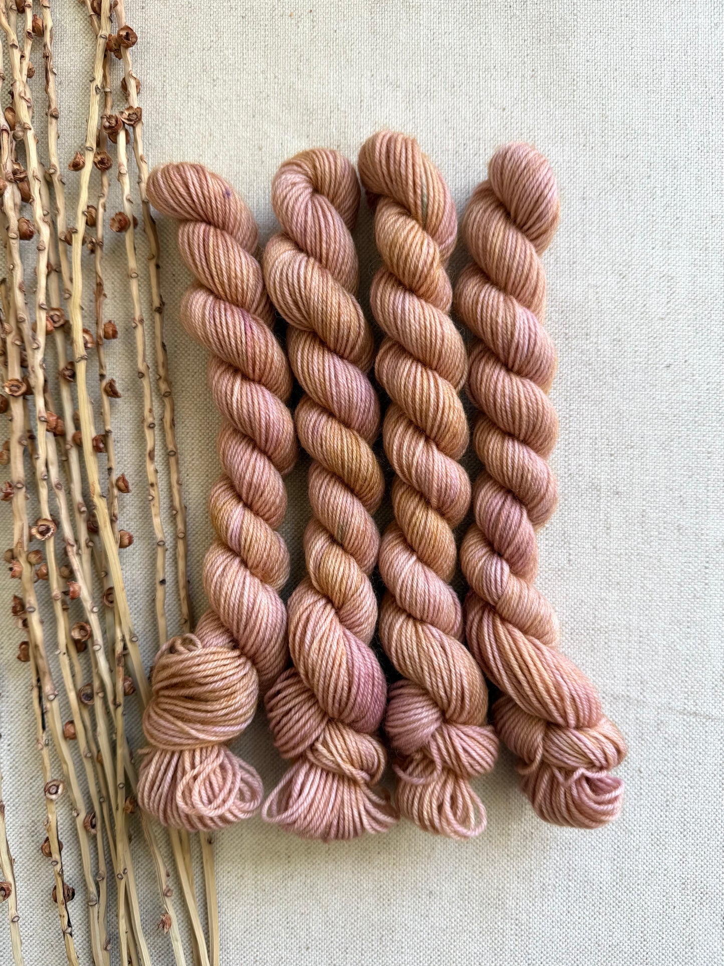 Lobster Bisque - SW Wool Recycled Nylon Mini Skein