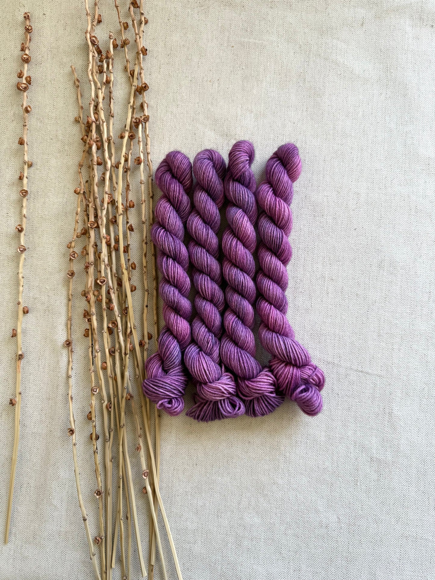 Rose - SW Wool Recycled Nylon Mini Skein