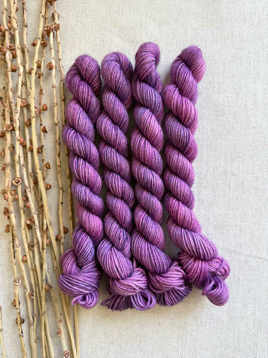Rose - SW Wool Recycled Nylon Mini Skein