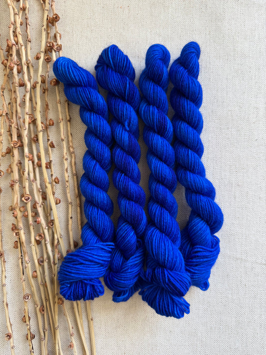 Royal - SW Wool Recycled Nylon Mini Skein