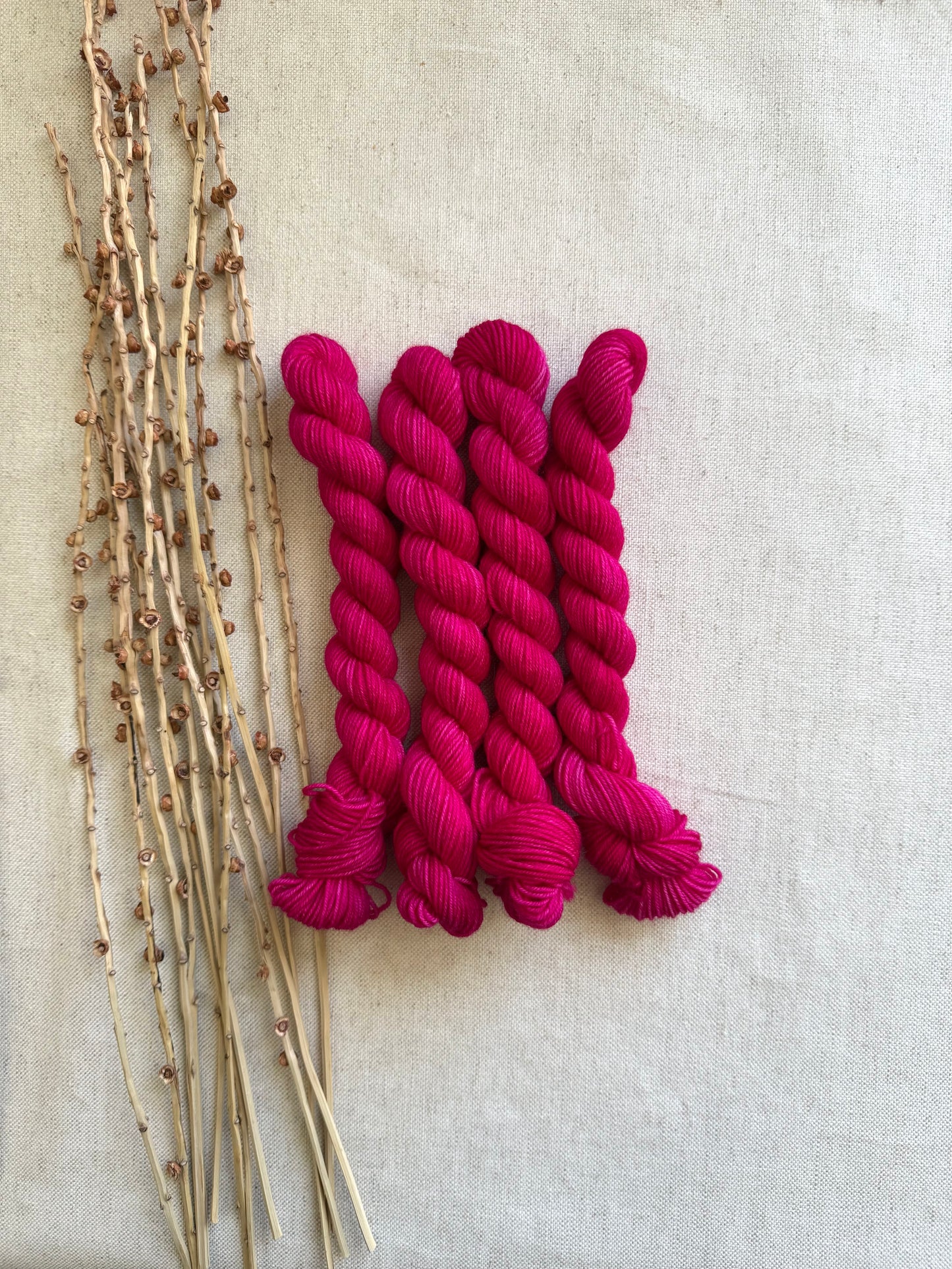 Polar Red - SW Wool Recycled Nylon Mini Skein