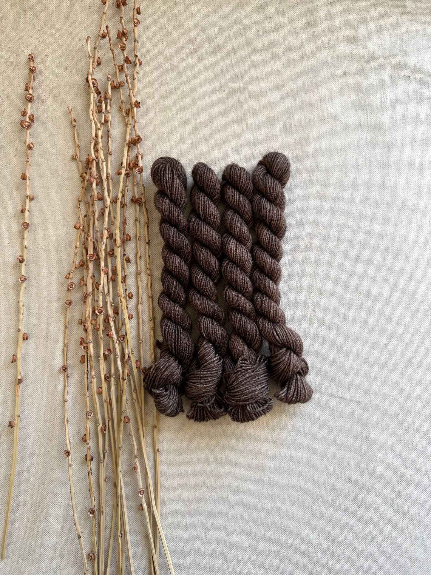 Pecan - SW Wool Recycled Nylon Mini Skein