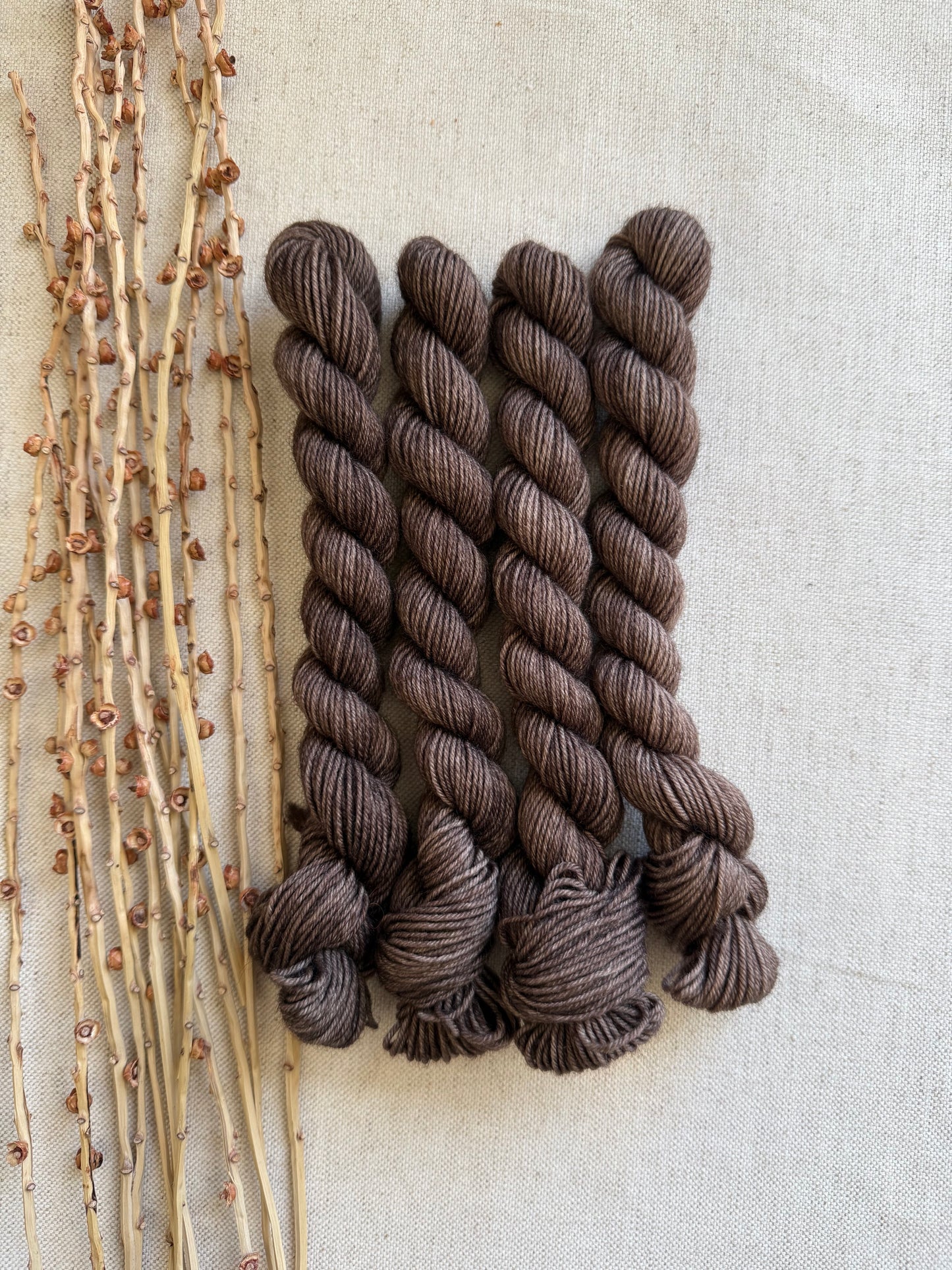 Pecan - SW Wool Recycled Nylon Mini Skein