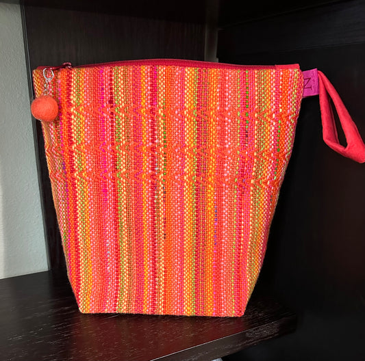 Orange Handwoven Bag