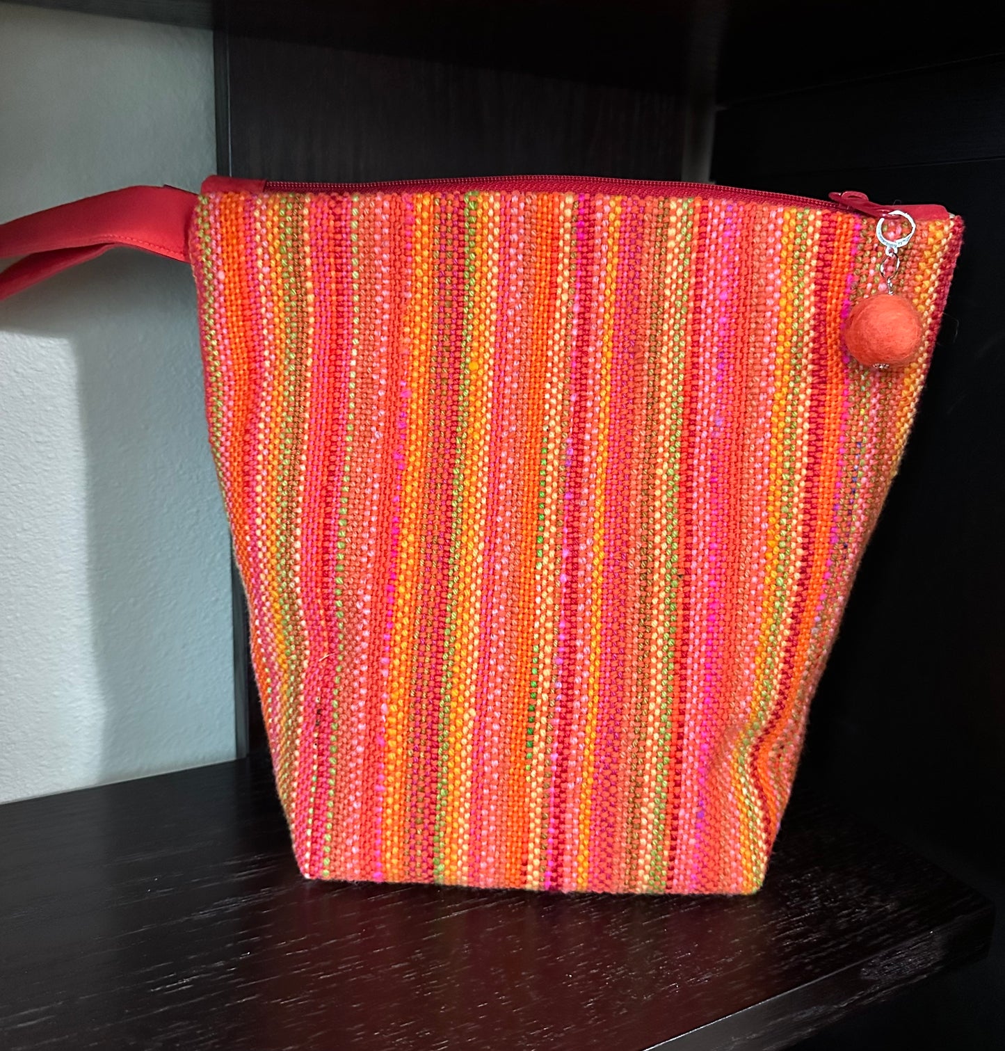 Orange Handwoven Bag