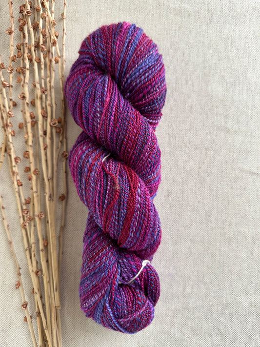 Magenta Purple Hand Spun