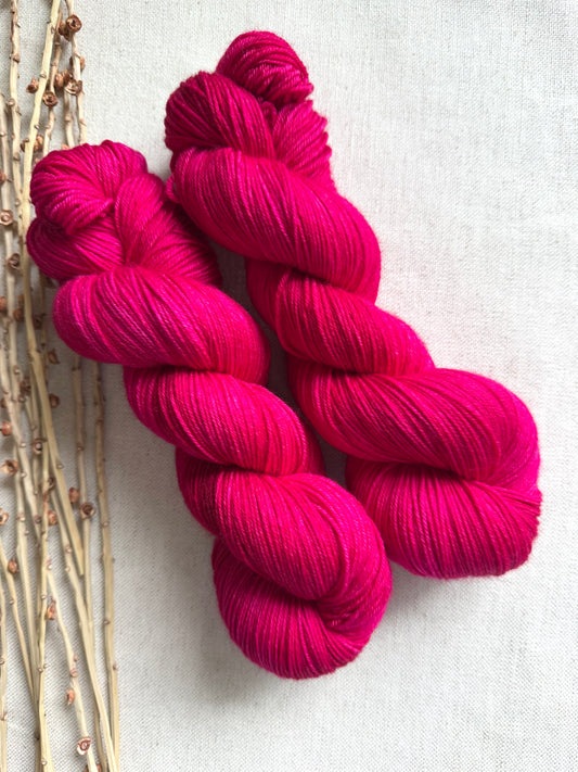 Polar Red SW Merino Nylon 100g Skein