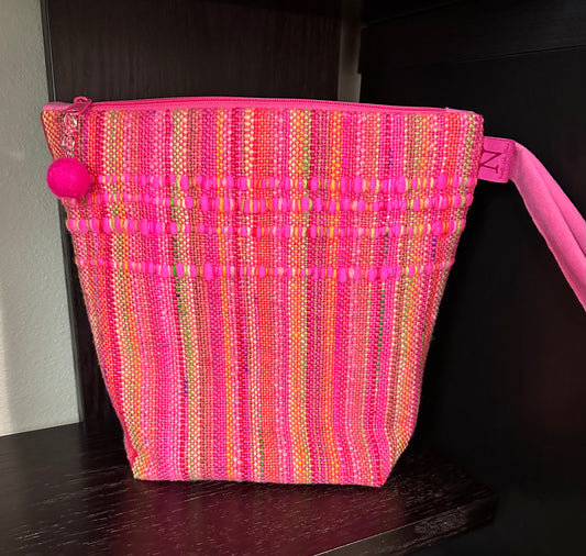 Pink Handwoven Bag