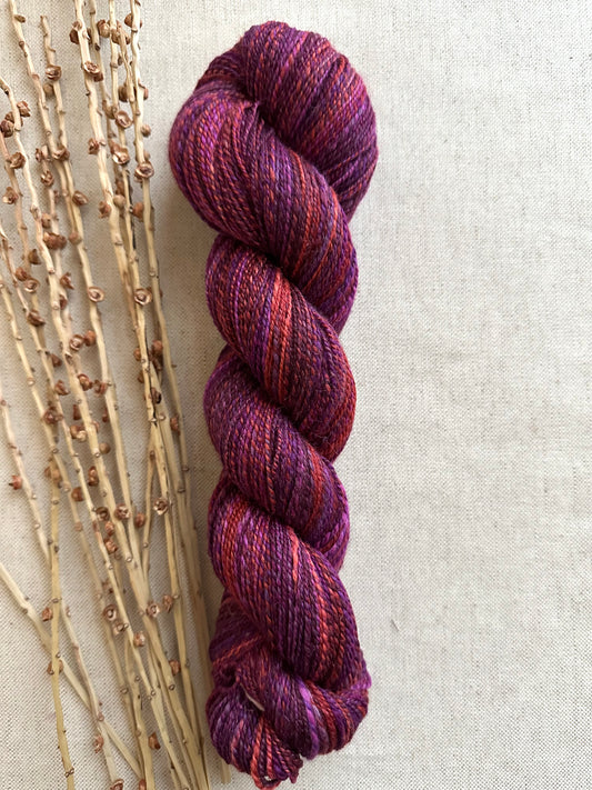 Plum Rust Hand Spun