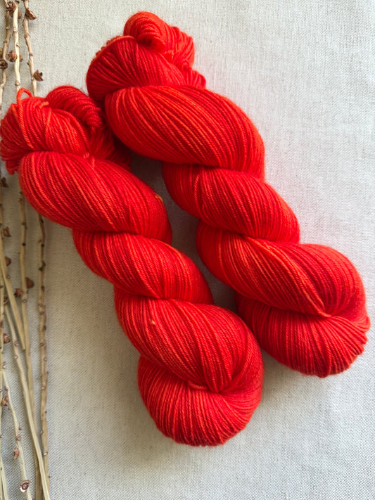 Bright Orange 100g Skein