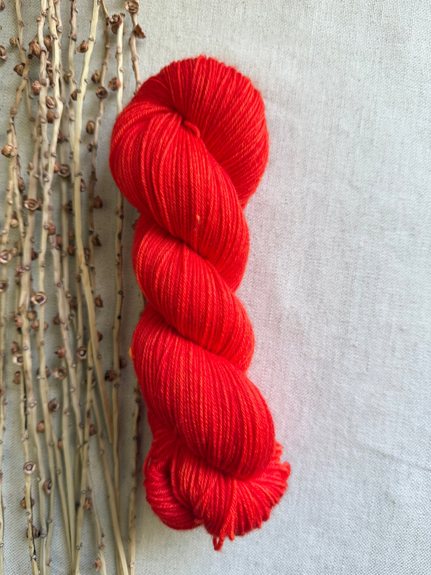 Bright Orange 100g Skein
