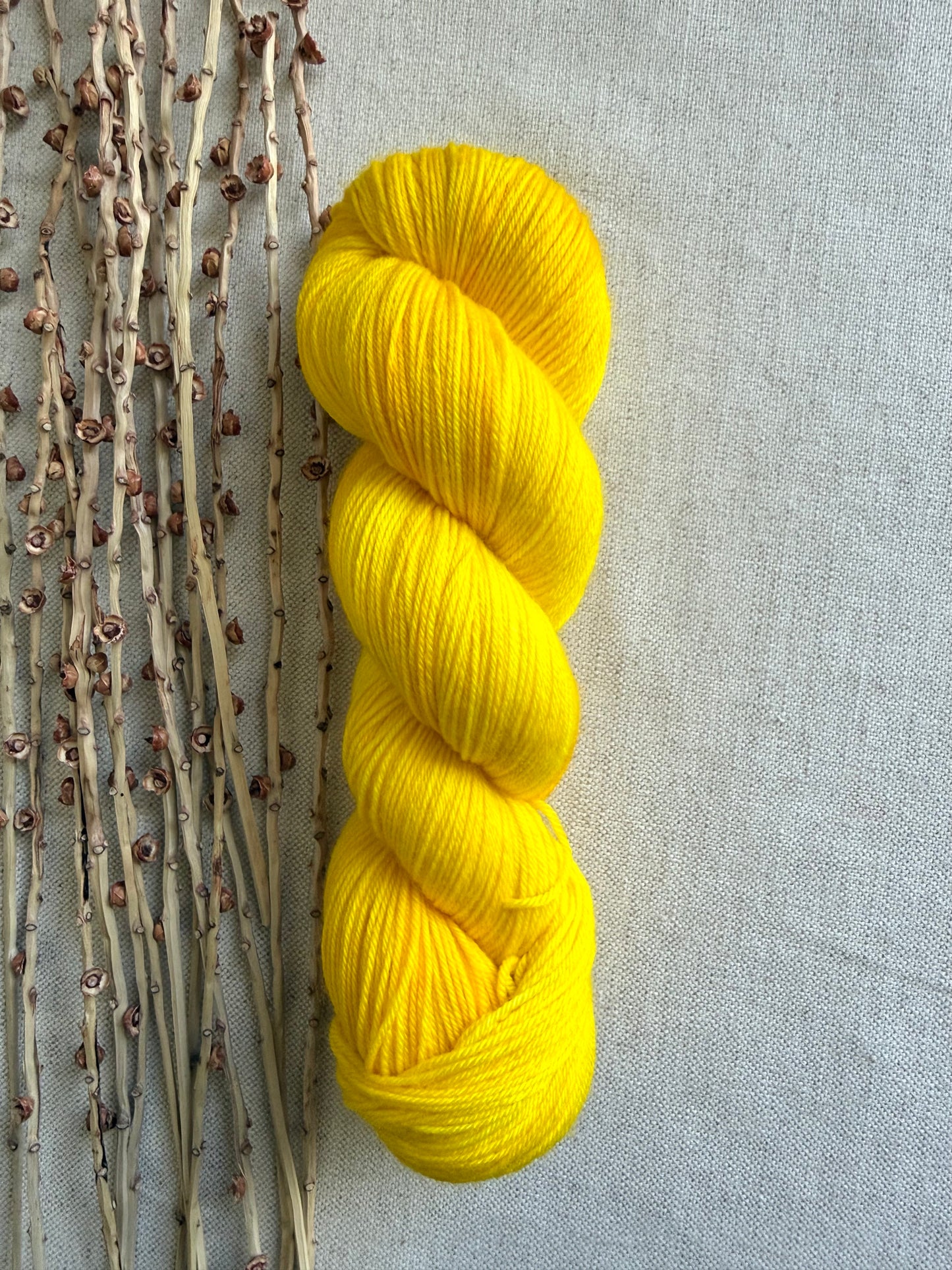 Sunny Yellow 100g SW Merino Nylon