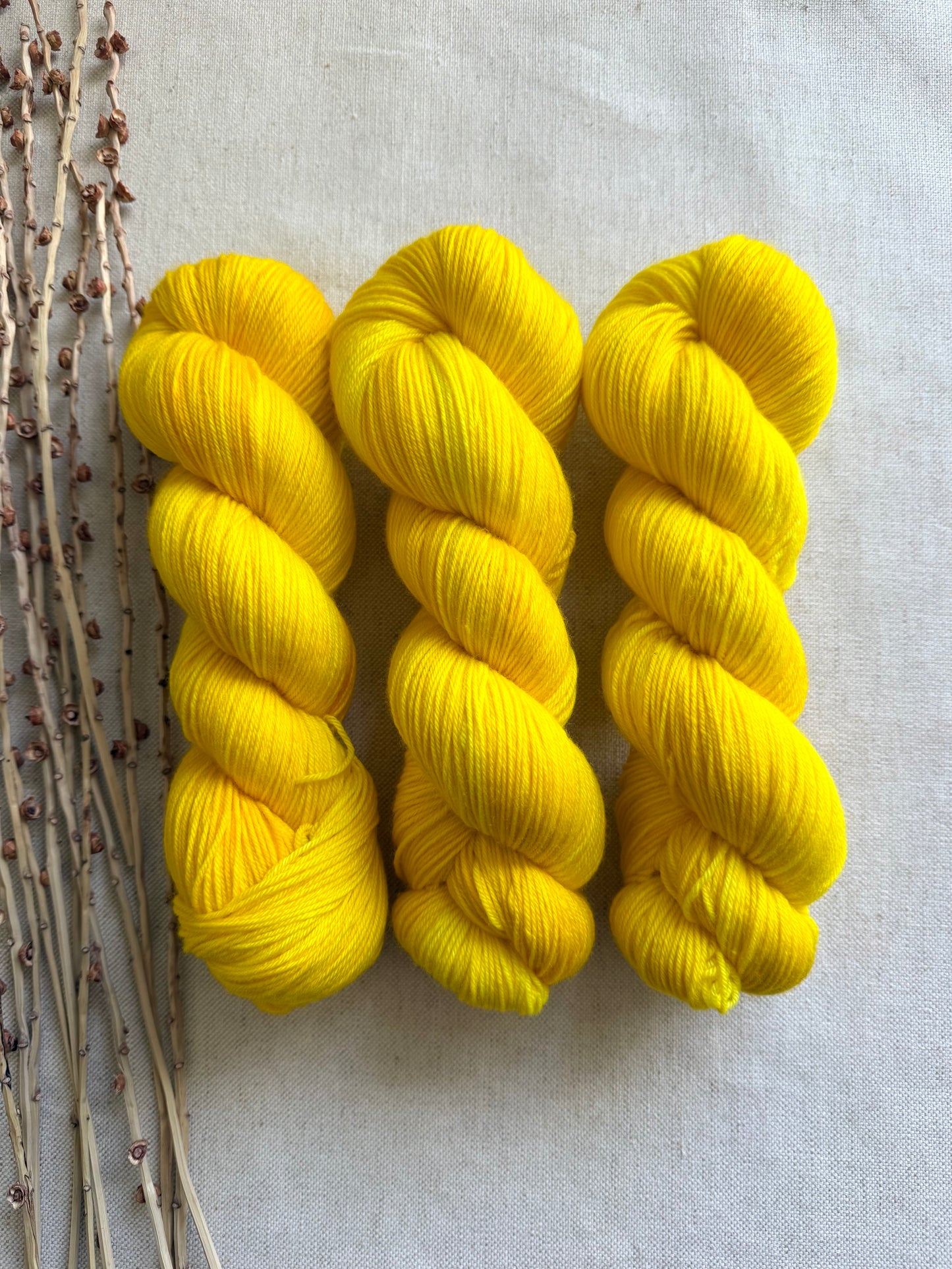 Sunny Yellow 100g SW Merino Nylon