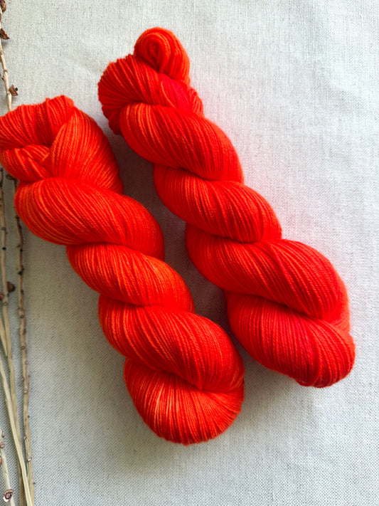 Orange Glow 100g Skein