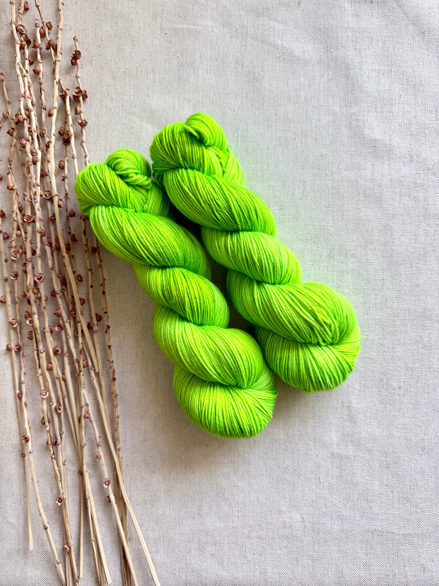 Glowing Lime 100g Skein