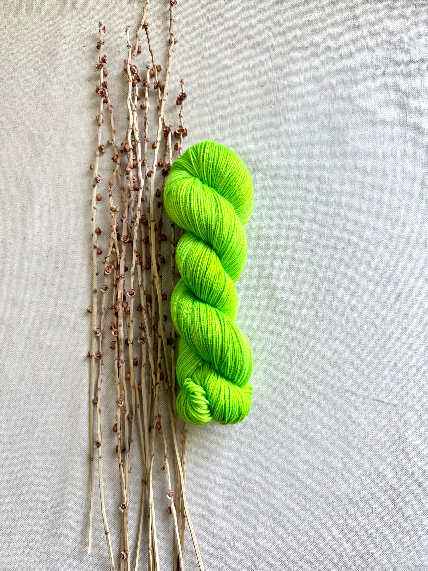 Glowing Lime 100g Skein