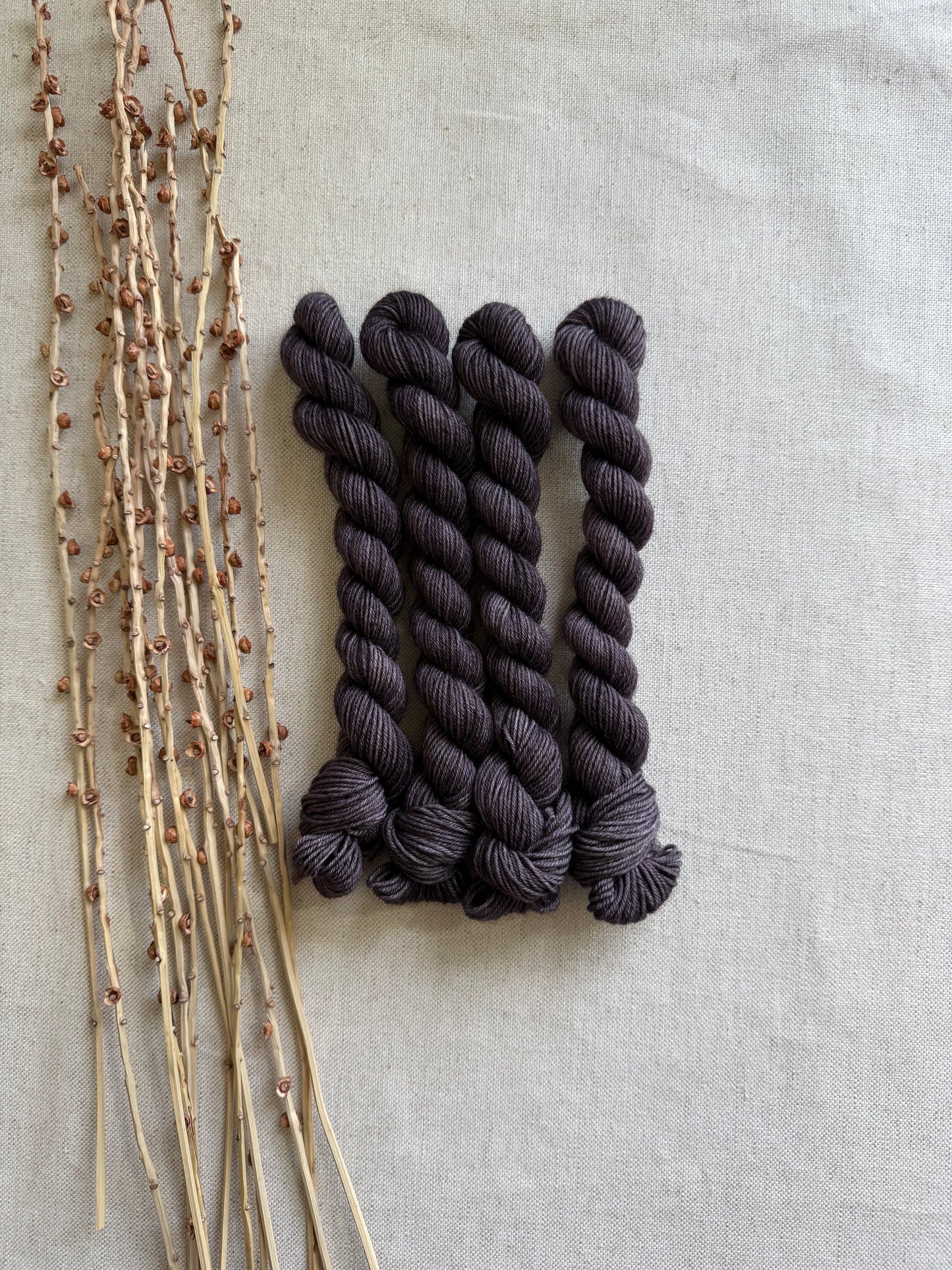 Mouse - SW Wool Recycled Nylon Mini Skein