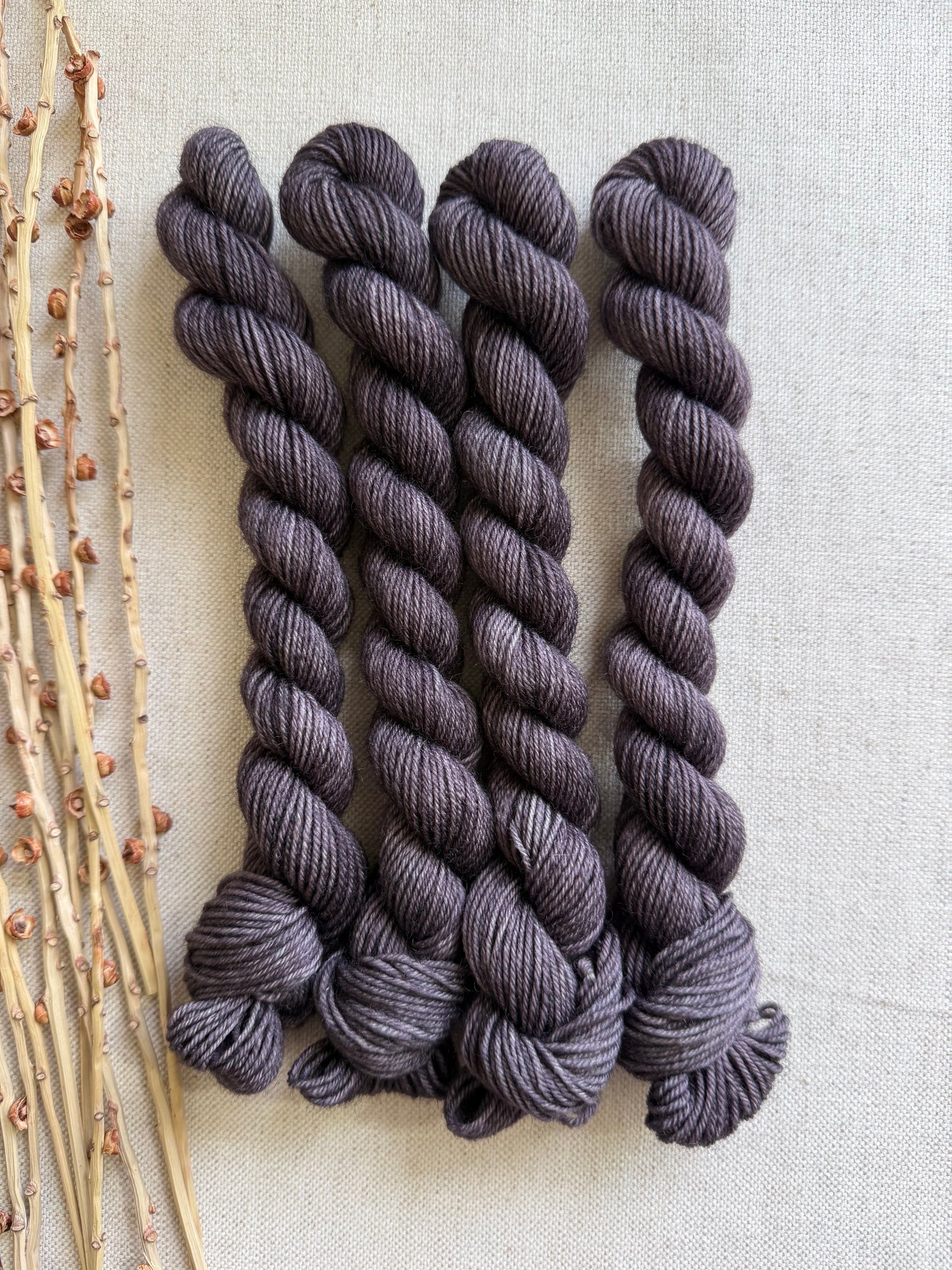 Mouse - SW Wool Recycled Nylon Mini Skein