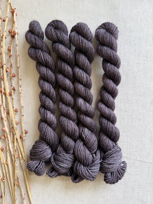 Mouse - SW Wool Recycled Nylon Mini Skein