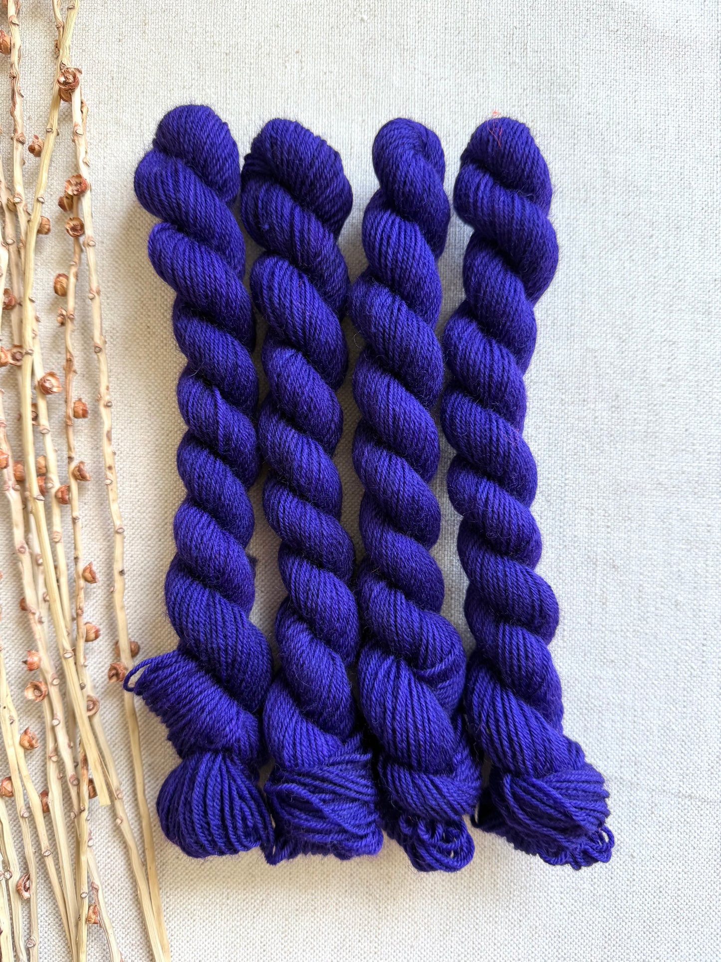 Wurple - SW Wool Recycled Nylon Mini Skein