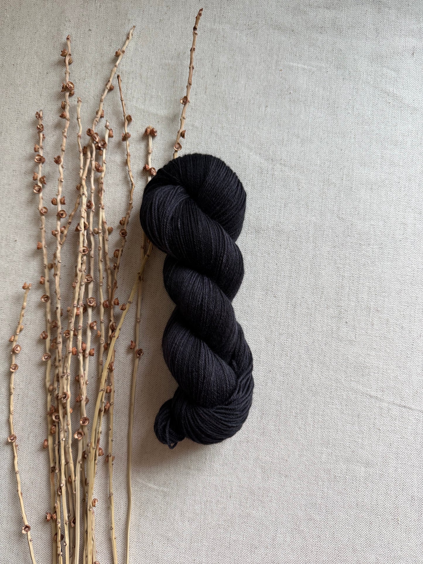 Coal 100g SW Merino Nylon Yarn