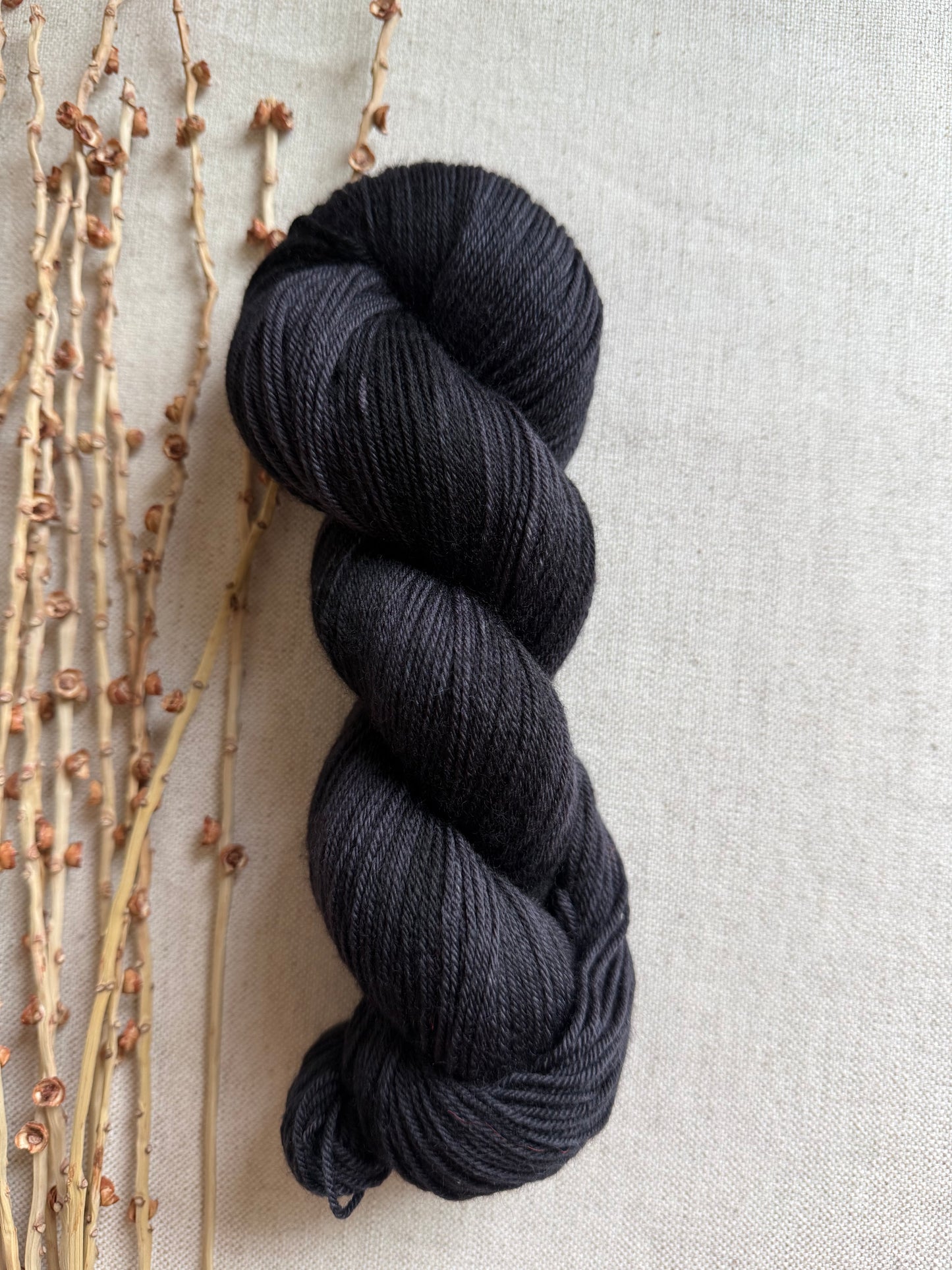 Coal 100g SW Merino Nylon Yarn