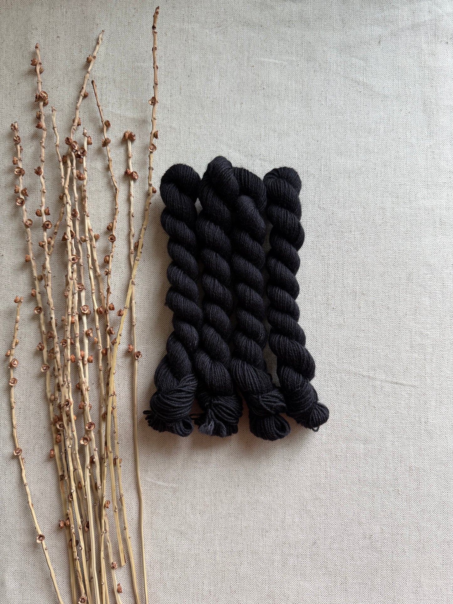 Coal - SW Wool Recycled Nylon Mini Skein