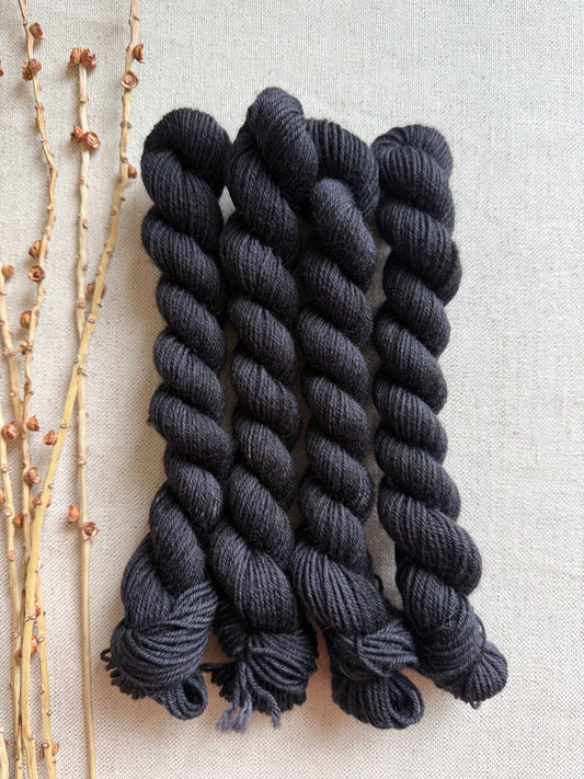 Coal - SW Wool Recycled Nylon Mini Skein