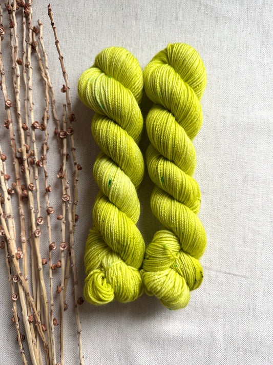 Speckled Lime SW Merino Nylon 50g