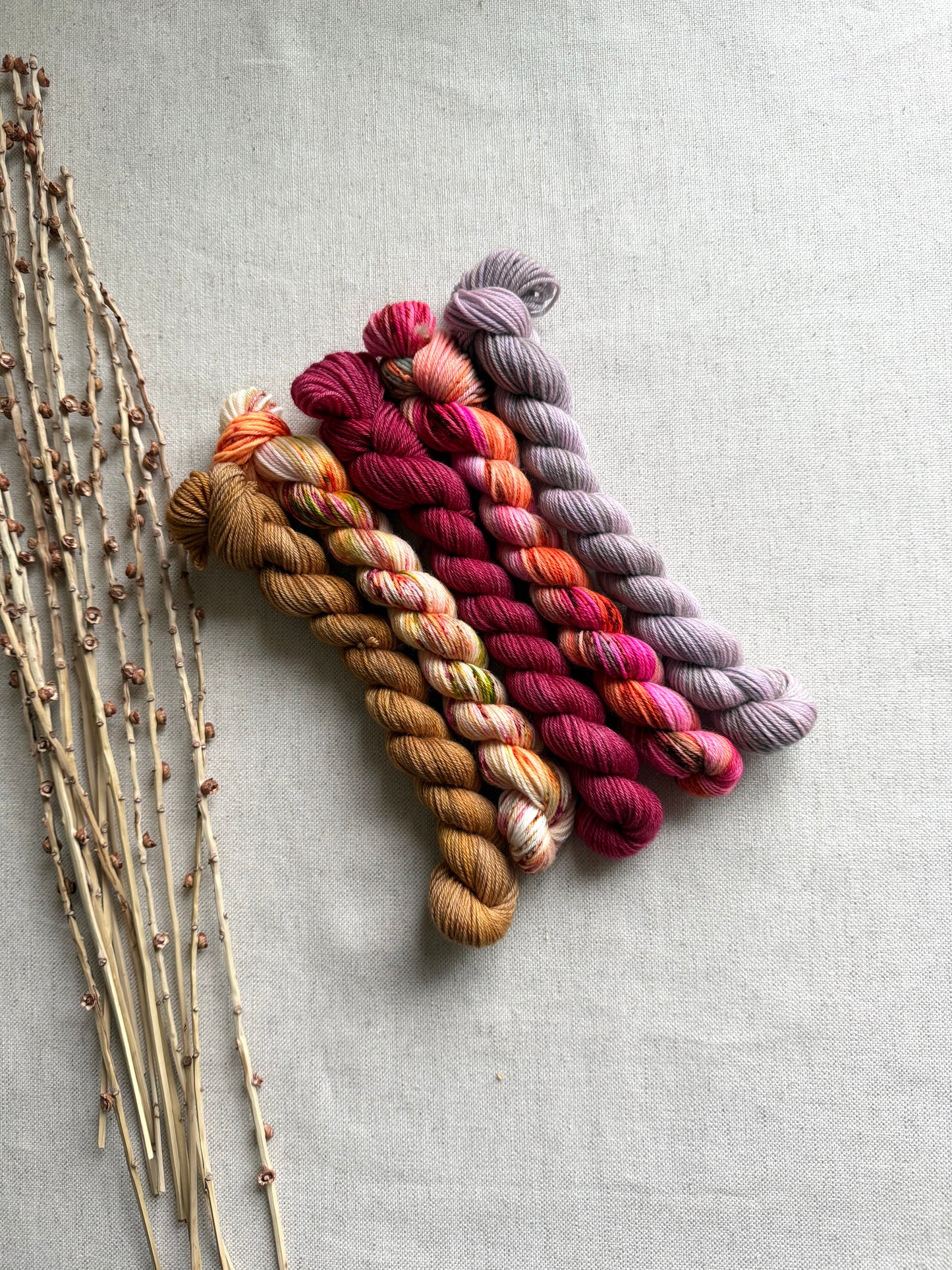 Garden Wedding - SW Merino Nylon Mini Skein Set