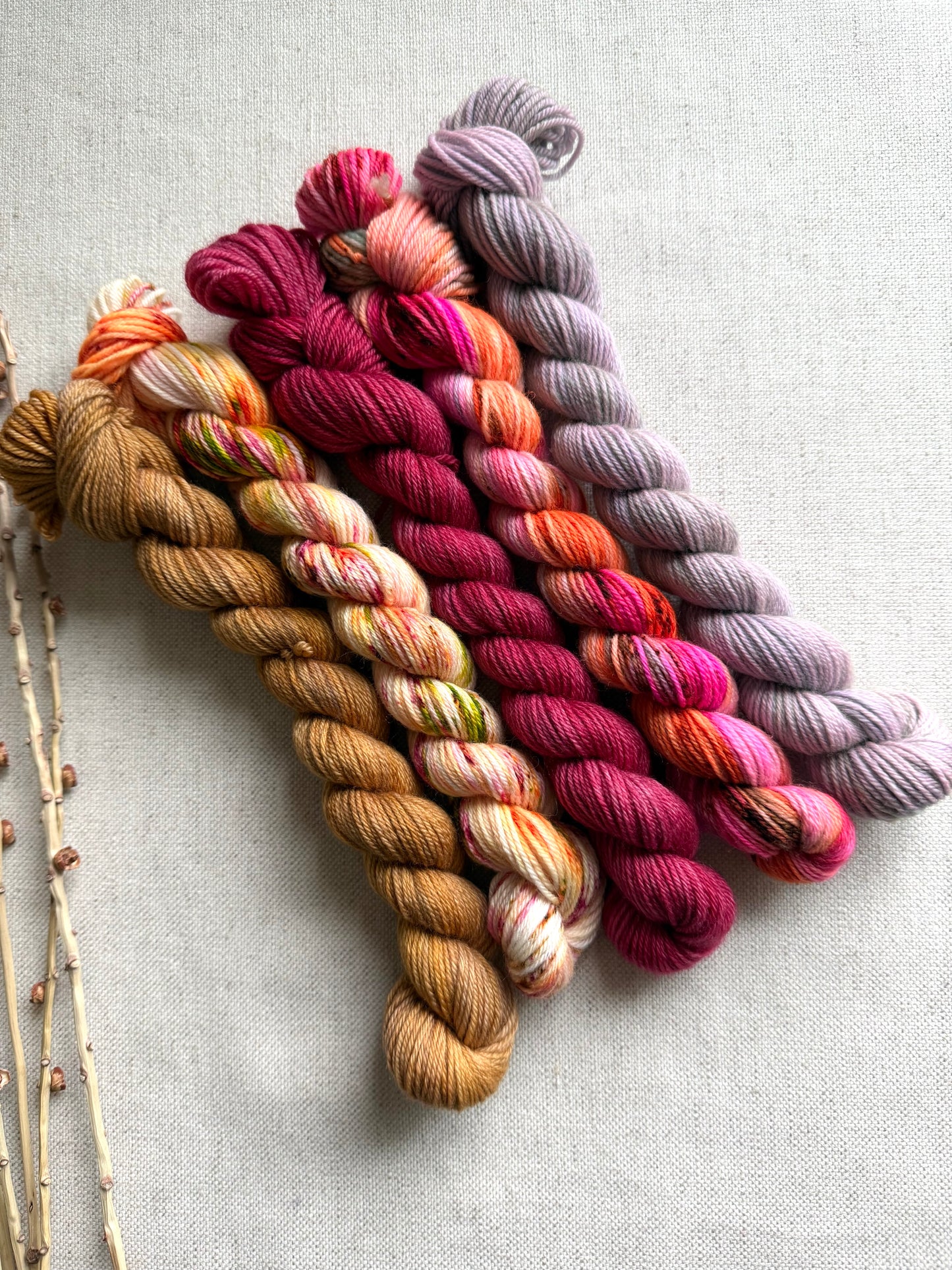 Garden Wedding - SW Merino Nylon Mini Skein Set