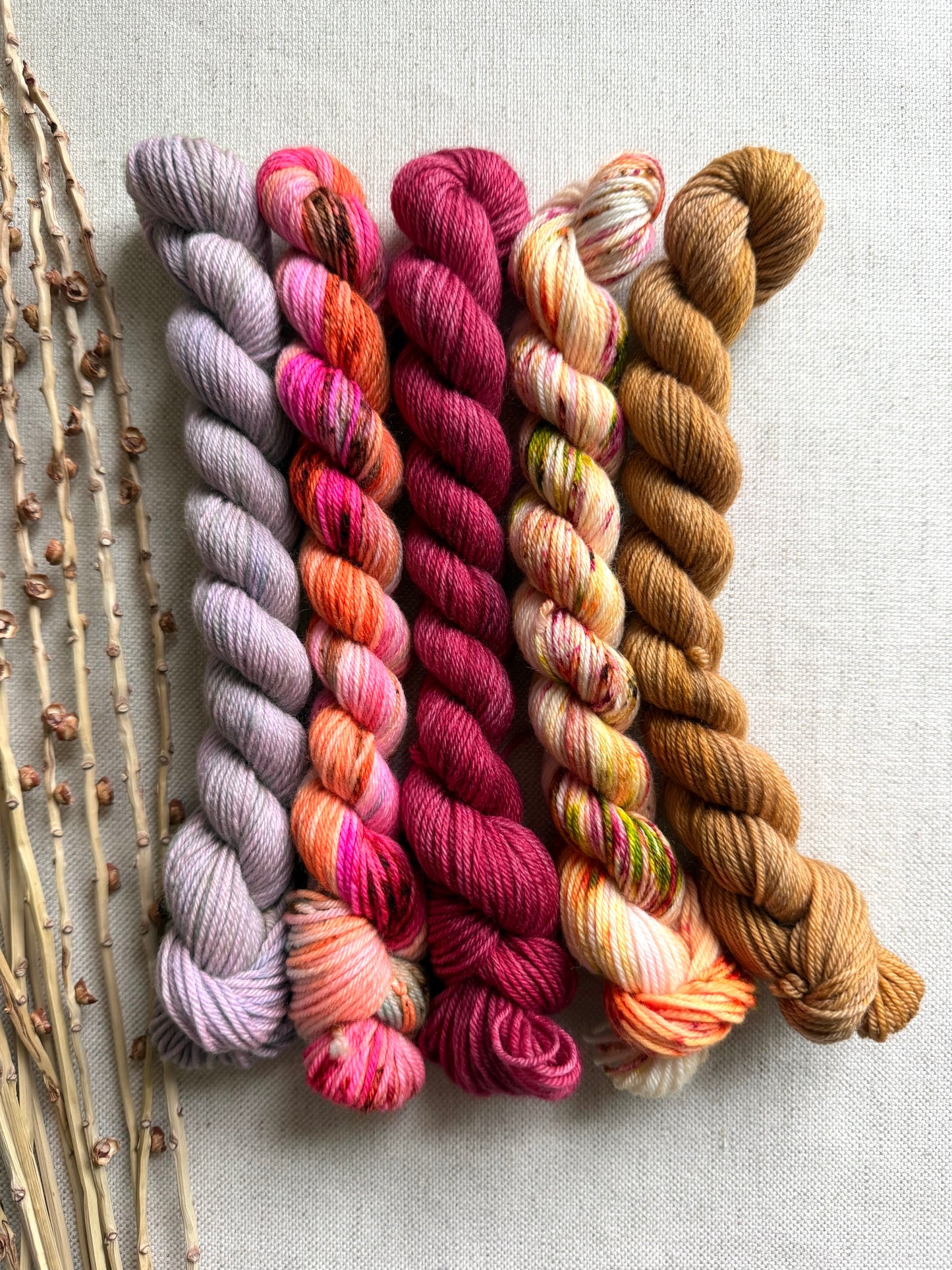 Garden Wedding - SW Merino Nylon Mini Skein Set