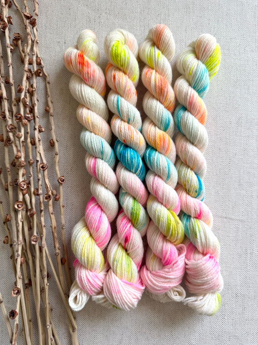 Light Up The Palm Tree Merino Nylon Mini