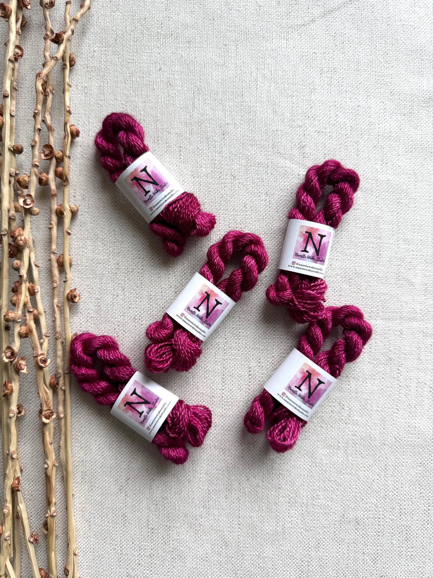 Burgundy Embroidery Thread