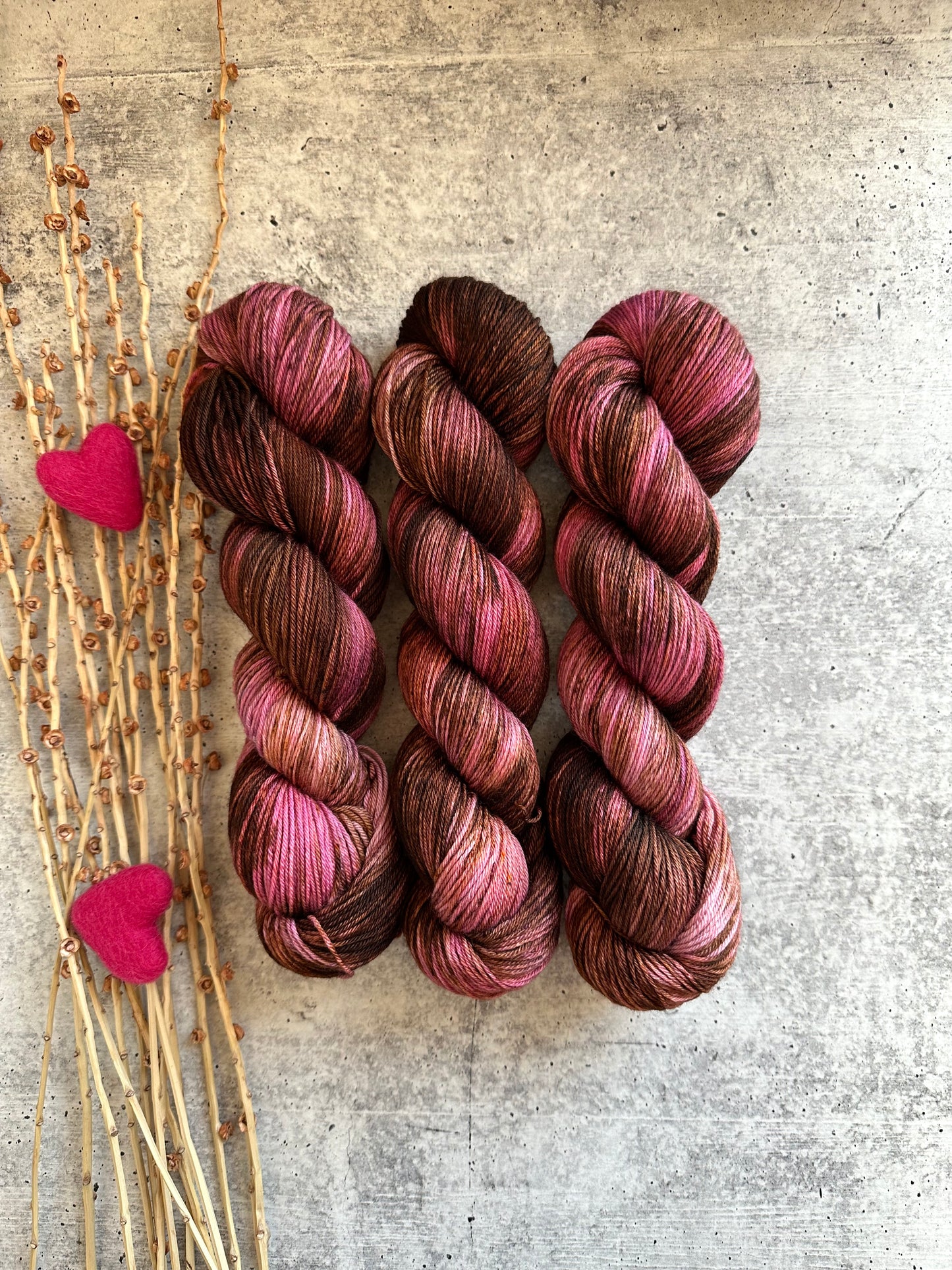 Ruby Roundhouse 100g Skein