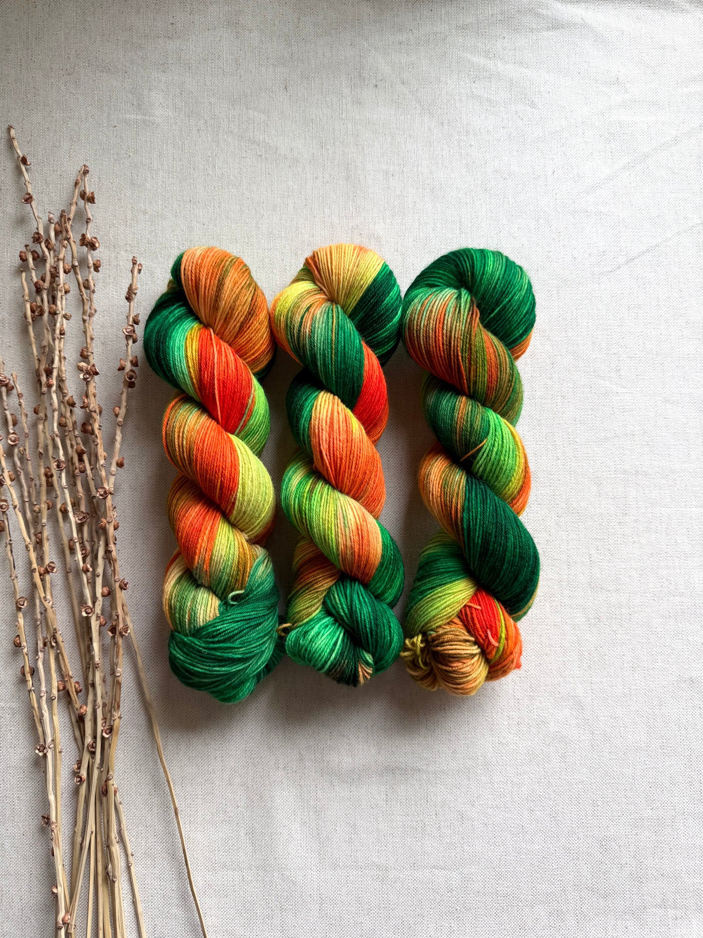 Carrot Tops - SW Wool Recycled Nylon 100g