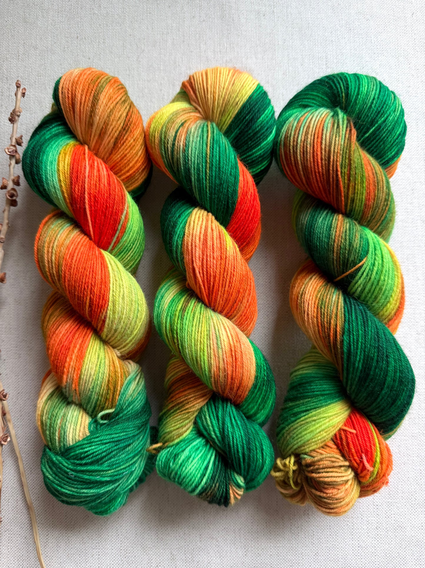 Carrot Tops - SW Wool Recycled Nylon 100g