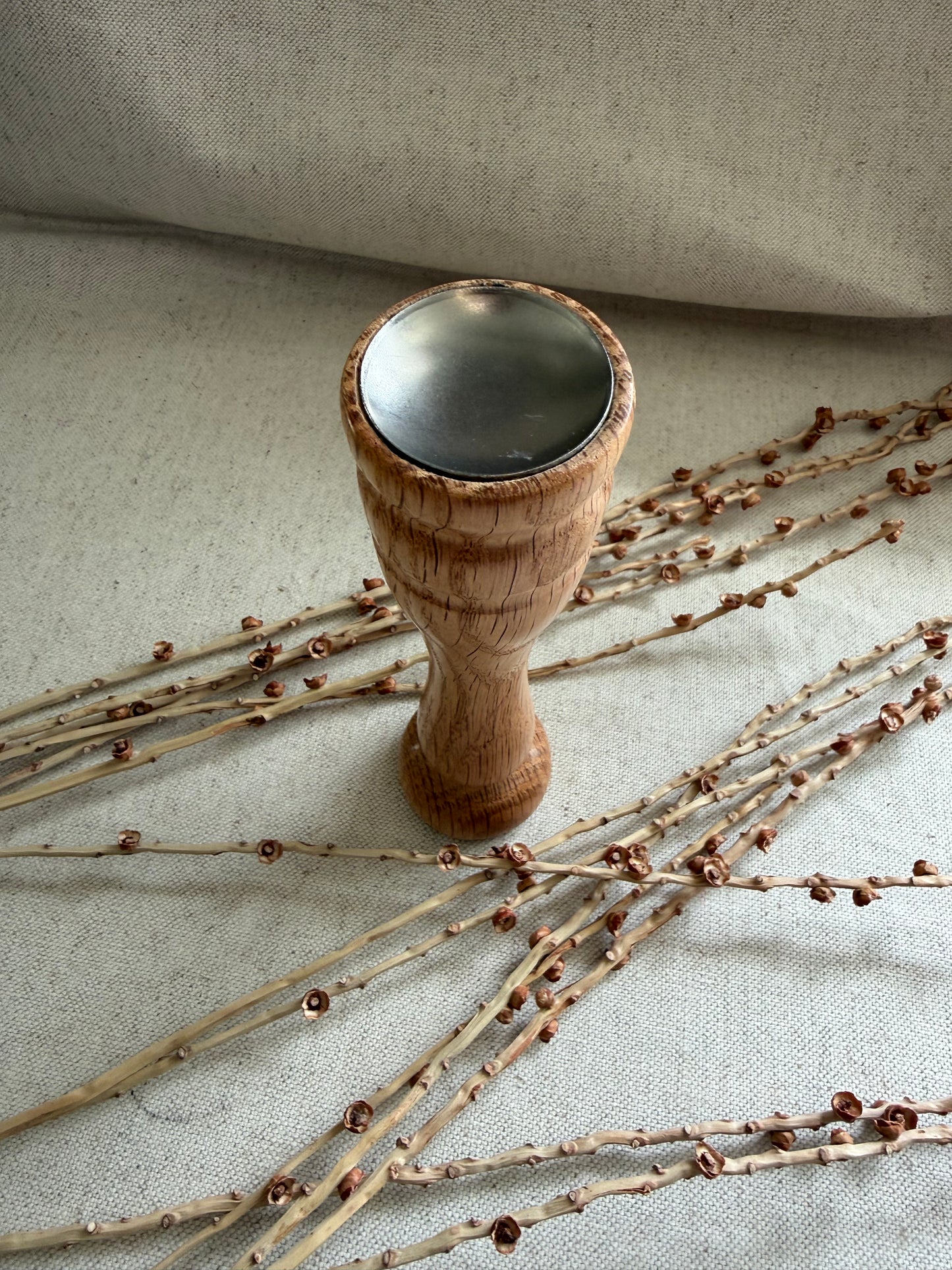 Oak Support Spindle Bowl