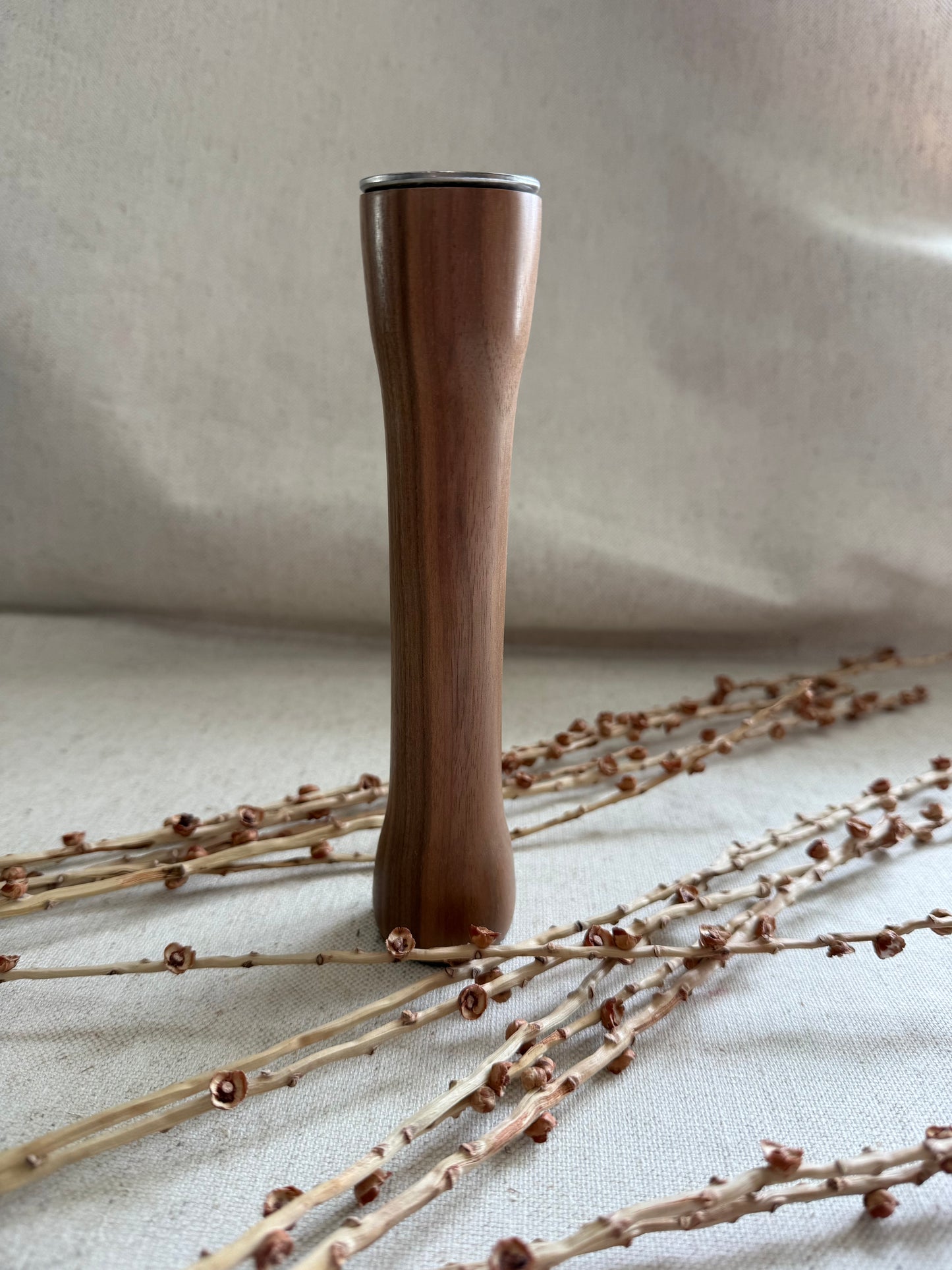 Walnut Support Spindle Bowl